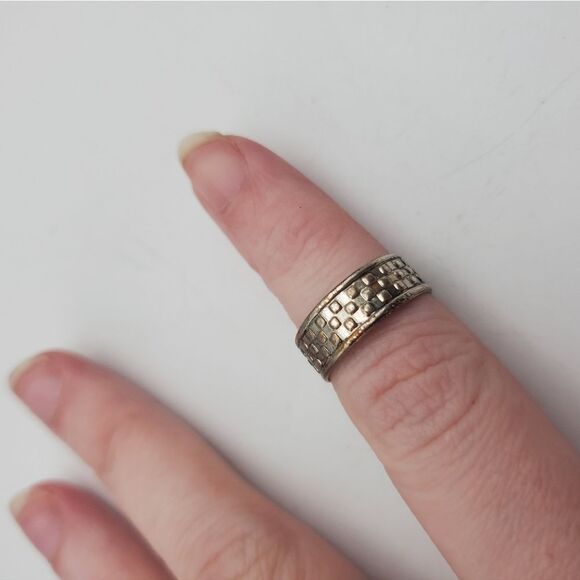 Sterling toe ring adjustable sizing - Picture 2 of 3